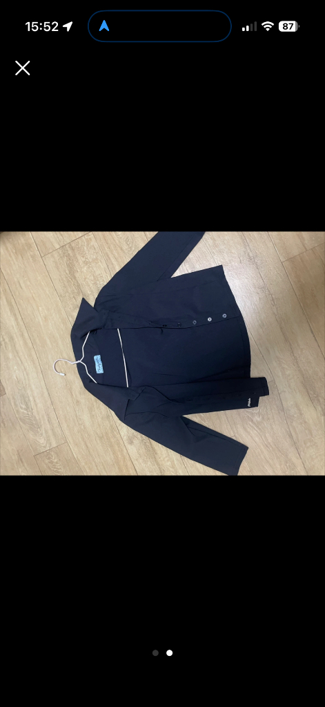 새상품)페일제이드 스판덱스 티셔츠 블랙 이미지