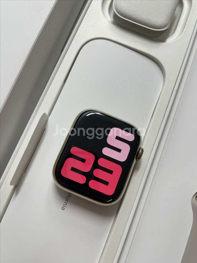 애플워치9스테인리스 45mm SSS급--1