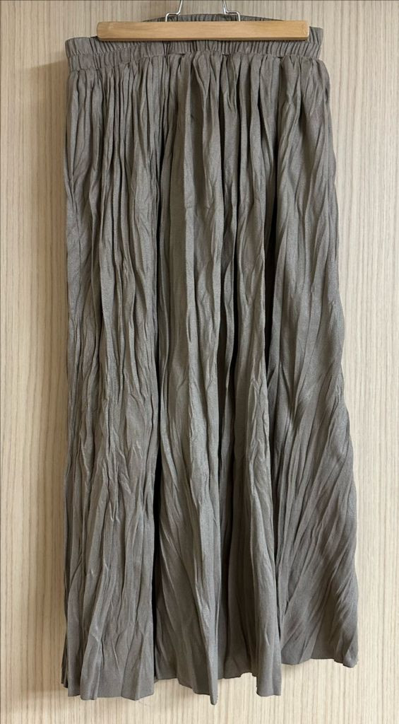 가격내림 중고 스웨이드주름치마 링크스커트 플리츠치마 주름치마 사이즈55-77--3