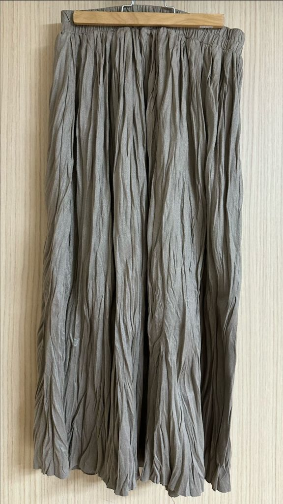 가격내림 중고 스웨이드주름치마 링크스커트 플리츠치마 주름치마 사이즈55-77--4