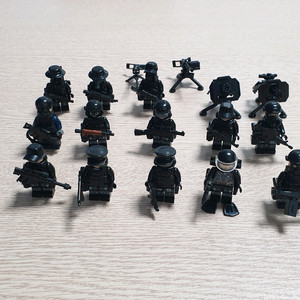 레고 호환 경찰특공대 미니피규어 13개 세트