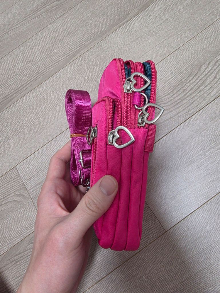 여성용 핸드폰 지갑 카드 파우치 이미지