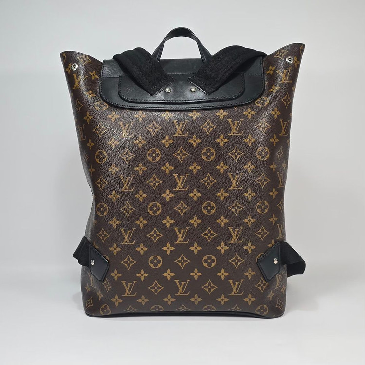 루이비통 마카사르 포크 백팩--4