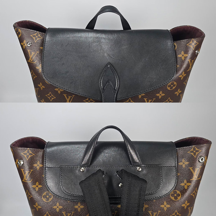 루이비통 마카사르 포크 백팩--7