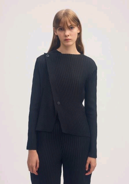 이세이미야케 쉐도우 스터디 자켓 ,해칭 스커트--4