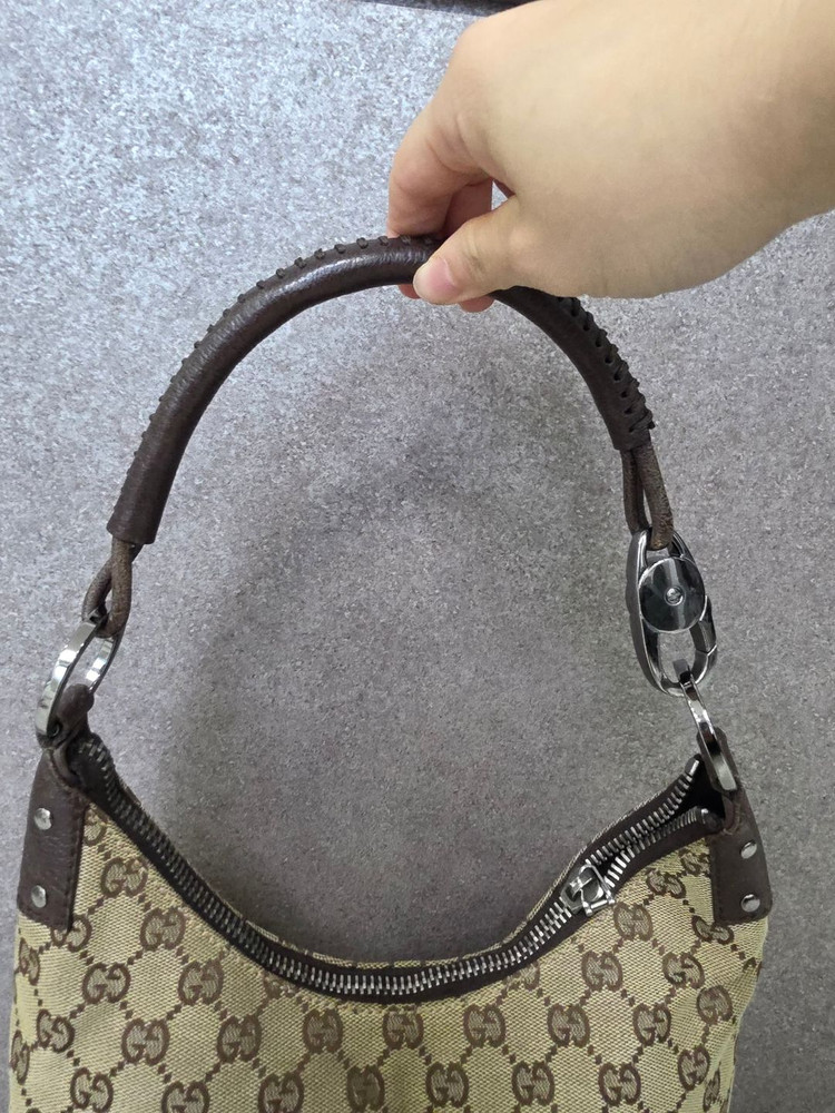 정품 구찌 호보 숄더백--2