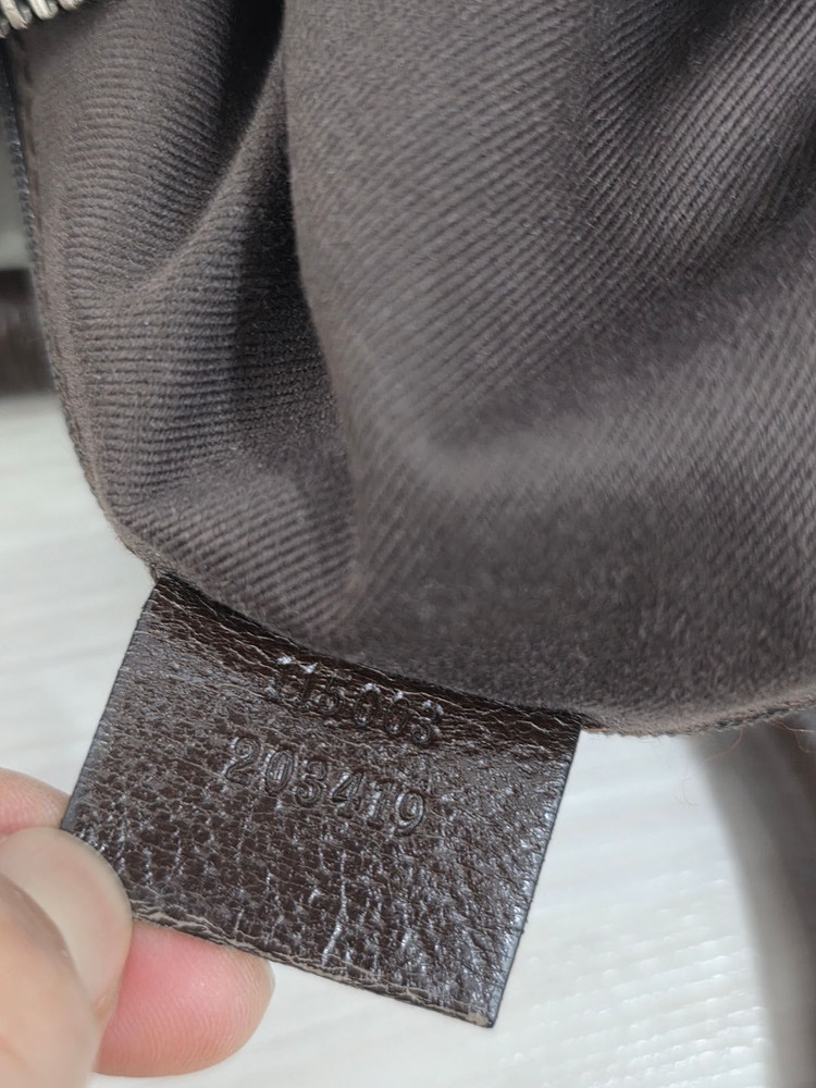 정품 구찌 호보 숄더백--9