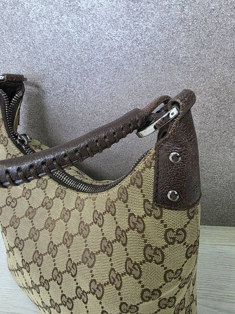 정품 구찌 호보 숄더백--5