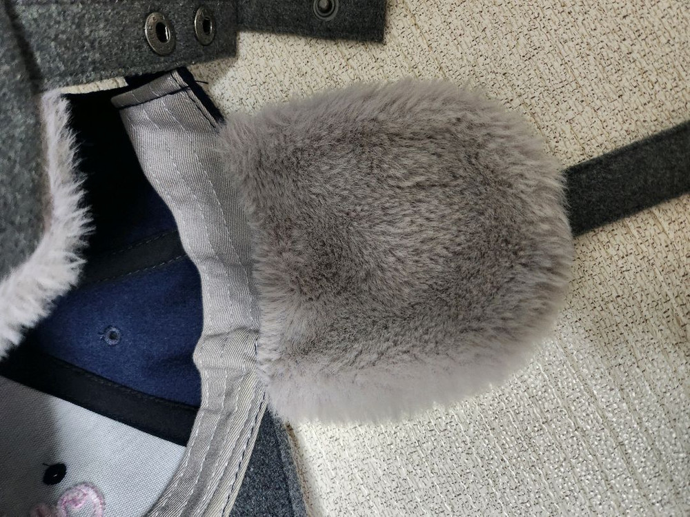 쌍둥이여아 귀달이모자 일괄--1