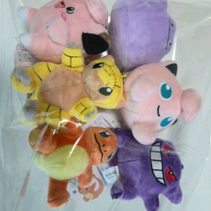 포켓몬 가방고리 인형 6개 세트