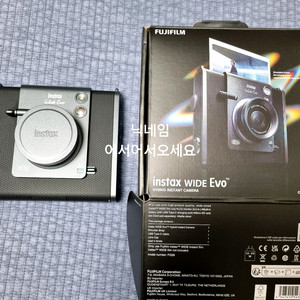 인스탁스 와이드 에보 미사용 새상품 후지필름 즉석카메라 와이드 에보
