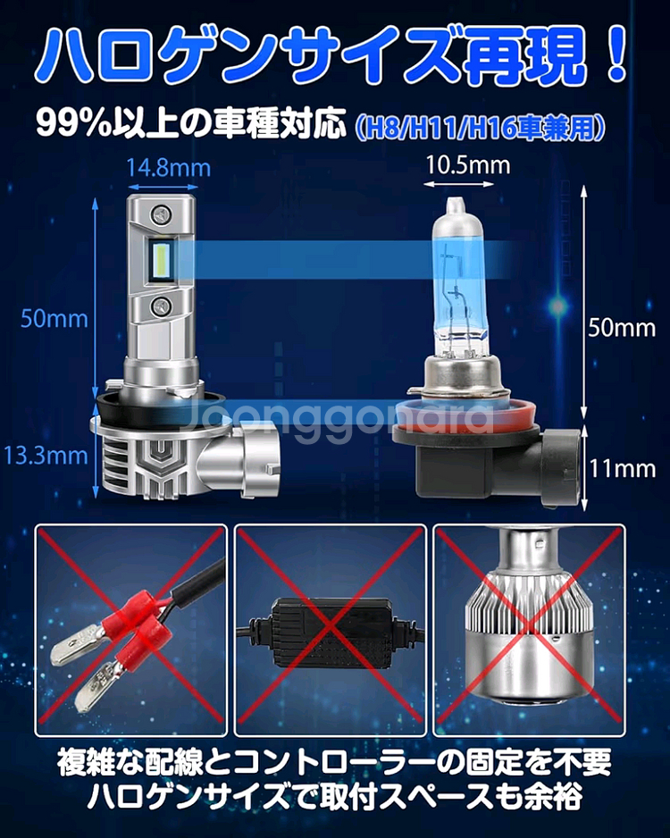 자동차 led 안개등,전조등--9