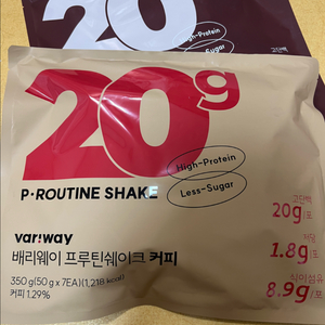 배리웨이 프루틴 단백질 쉐이크 커피, 초코 각 6개