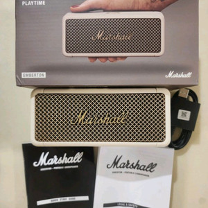 *새상품 미개봉* 마샬 블루투스 스피커 엠버튼 Mashall 앰버튼