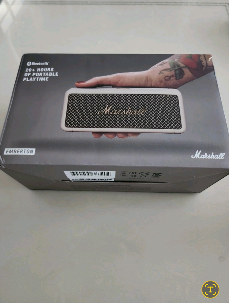 *새상품 미개봉* 마샬 블루투스 스피커 엠버튼 Mashall 앰버튼--3