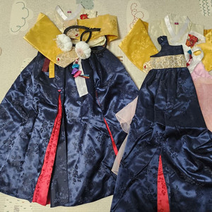 쌍둥이여아 예닮한복6호 일괄 (여아한복6호) 이미지