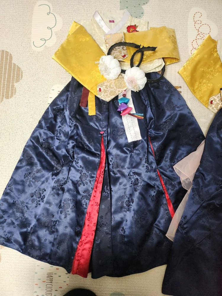 쌍둥이여아 예닮한복6호 일괄 (여아한복6호) 이미지