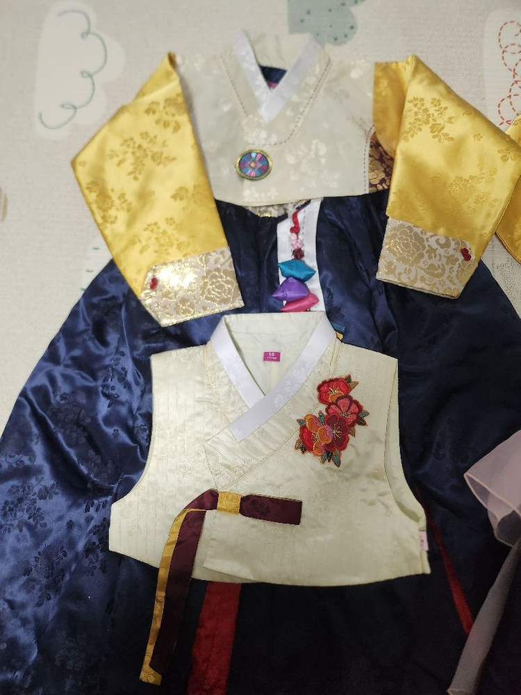 쌍둥이여아 예닮한복6호 일괄 (여아한복6호) 이미지