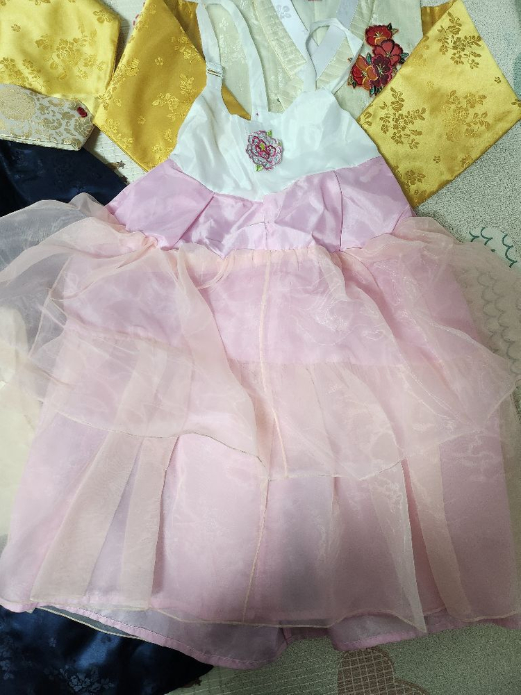 쌍둥이여아 예닮한복6호 일괄 (여아한복6호) 이미지