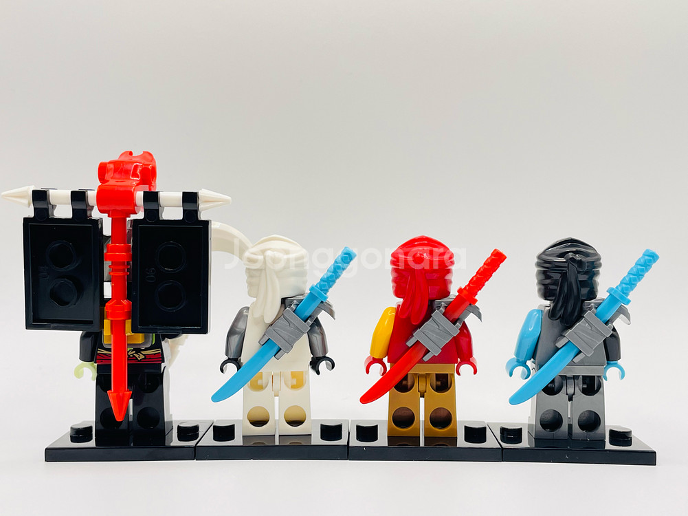 레고(호환)커스텀 닌자고 피규어 4종--1