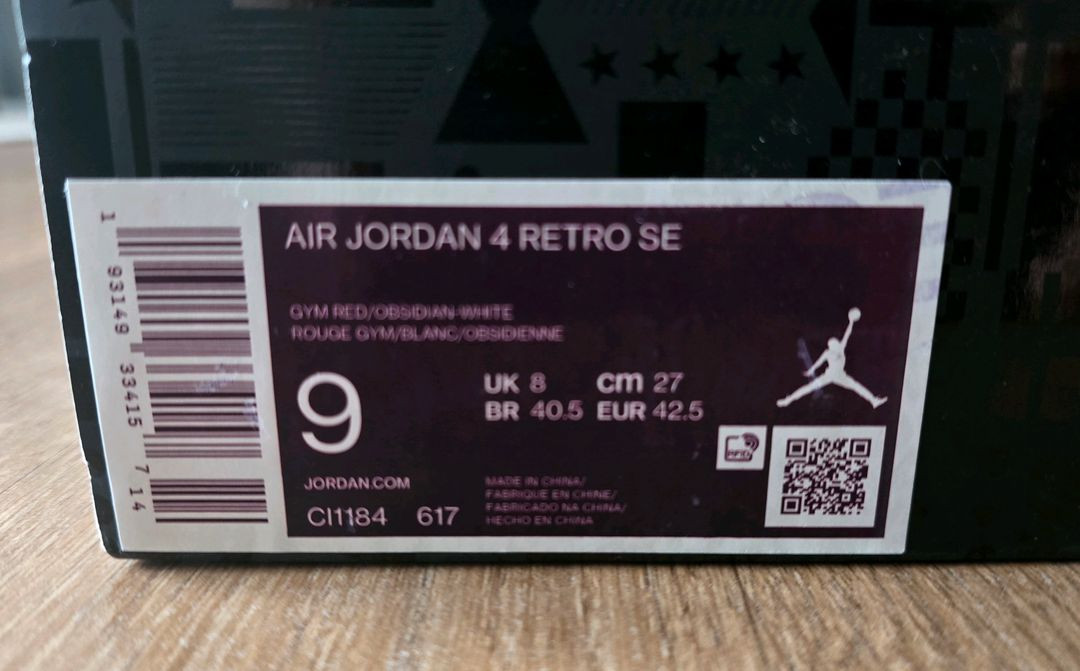 나이키 에어 조던 4 레트로 SE 짐 레드 270 이미지