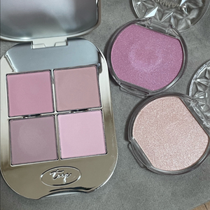 쿨톤 세트 (투크 섀도우 코튼포그+캔메이크 크림 치크, 하이라이터)