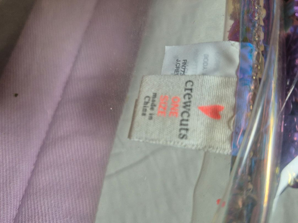 crewcuts 투명 스팽글 백팩--2