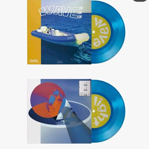 웨이브투어스 LP (블루 컬러) light 7인치 한정반 Wave to earth
