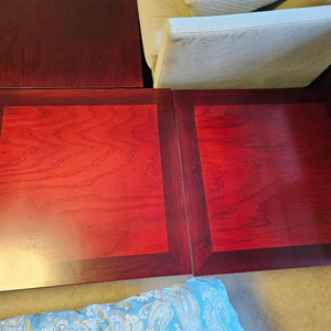 미사용 칠기 원목 반상 (80*80*32)