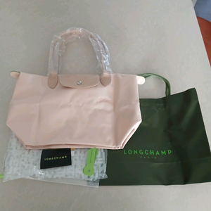 롱샴 르 플리아쥬 탑핸들백 베이비 핑크(정품)