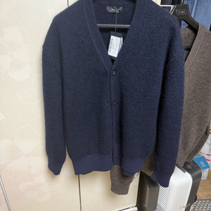 시스템옴므 모헤어 블렌드 니트 가디건