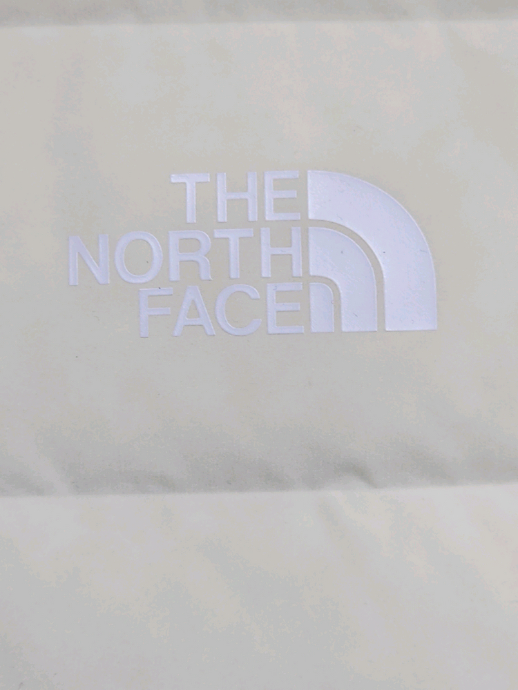 (95) 노스페이스 구스다운 패딩점퍼 아이보리 거위털 경량자켓--3