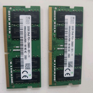 노트북 DDR4 32GB 메모리 2개