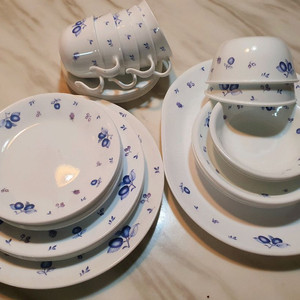 빈티지 코렐 블루베리 개당값