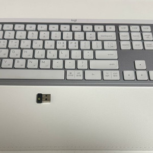로지텍 mx keys s 키보드 화이트