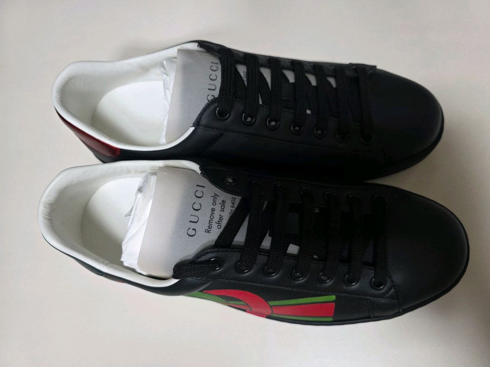 구찌 인터로킹 에이스 스니커즈 UK6 풀셋 새상품--2