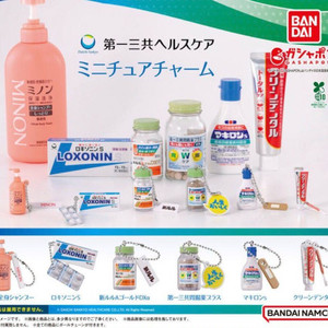 (4종 일괄 미개봉) 반다이 다이이치산쿄 헬스케어 미니어처 가챠 컬렉션
