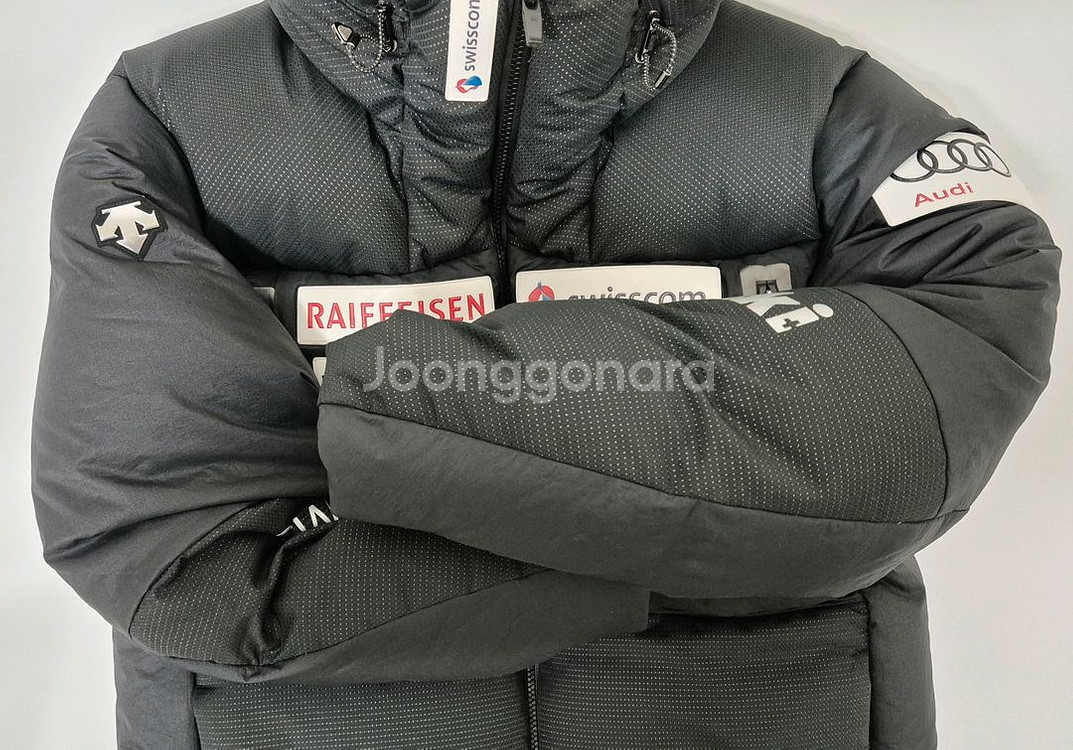 (100) 데상트 엑스퍼트 아우디 우모복 대장급 패딩 히말라야 구스 다운 아이더--1