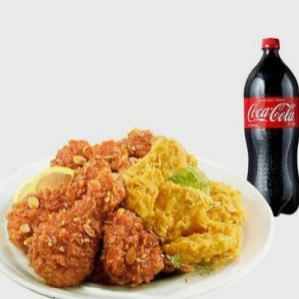 bhc 후라이드반양념반 콜라1.25L