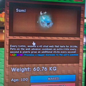 그로우 어 가든 고스트 거미 60키로 팝니다 이미지