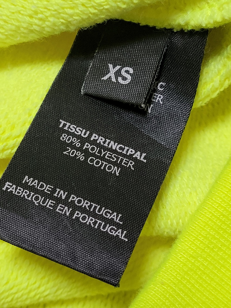 베트멍 네온 바코드 패치로고 오버핏 후드티셔츠 XS 이미지