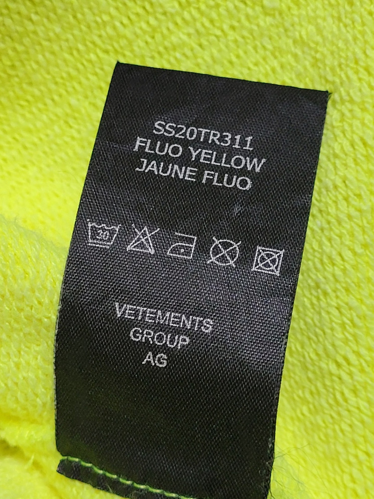 베트멍 네온 바코드 패치로고 오버핏 후드티셔츠 XS 이미지