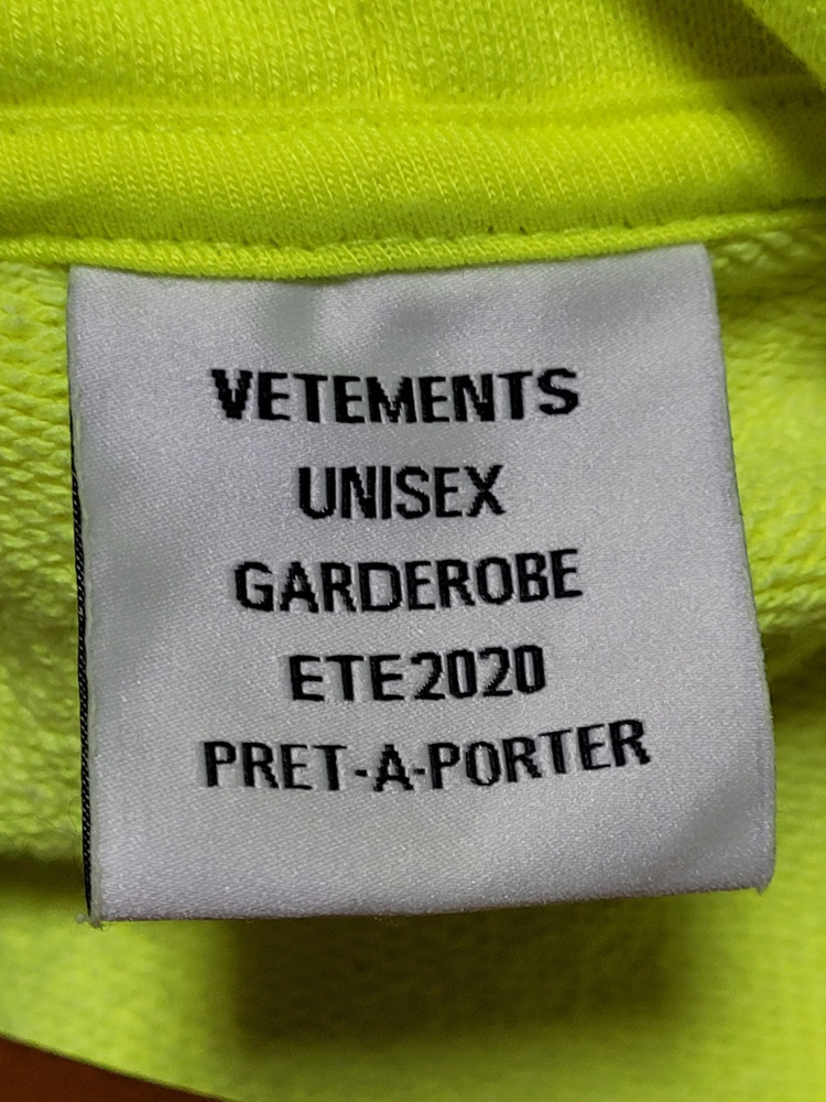 베트멍 네온 바코드 패치로고 오버핏 후드티셔츠 XS 이미지