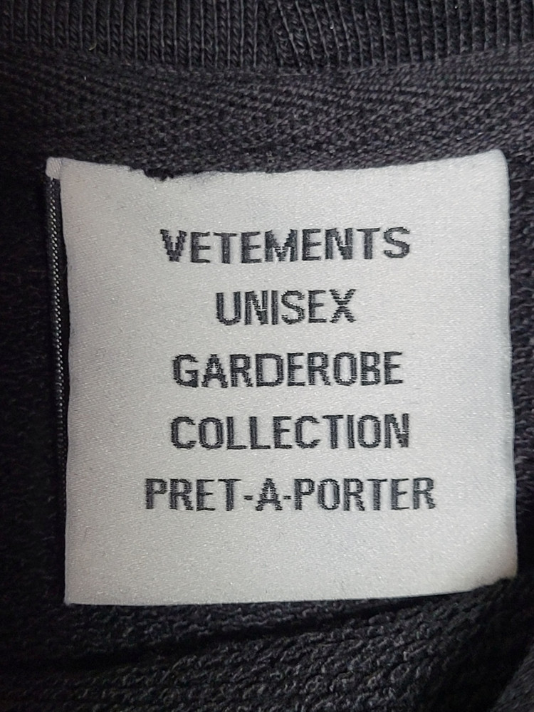 베트멍 블랙 아나키 레터링 오버핏 후드티셔츠 S 이미지