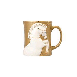 [택포] 스타벅스 - 와일드테일 골드 머그 355ml