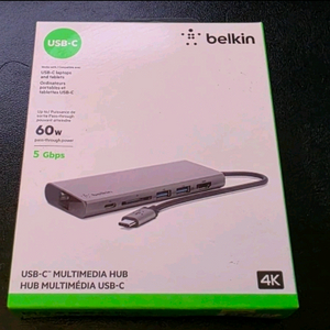 Belkin USB-C 멀티미디어 허브(F4U092)