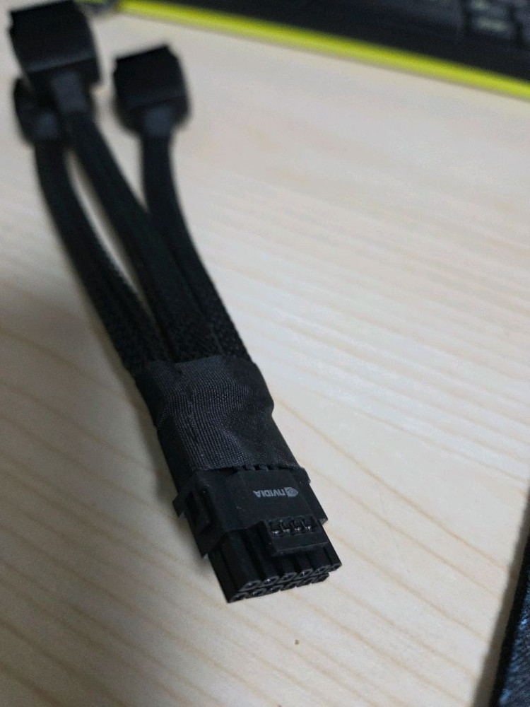 엔비디아 지포스 RTX 40 시리즈 그래픽카드용 12VHPWR 전원 어댑터 케이블--2