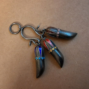 가지삼작 은칠보 노리개 이미지