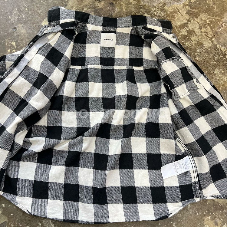 150) 빈폴 주니어 플란넬 체크셔츠 남방--4