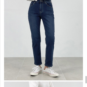 PVCS 스트레이트 기모 데님 팬츠 다크블루 27 롱기장